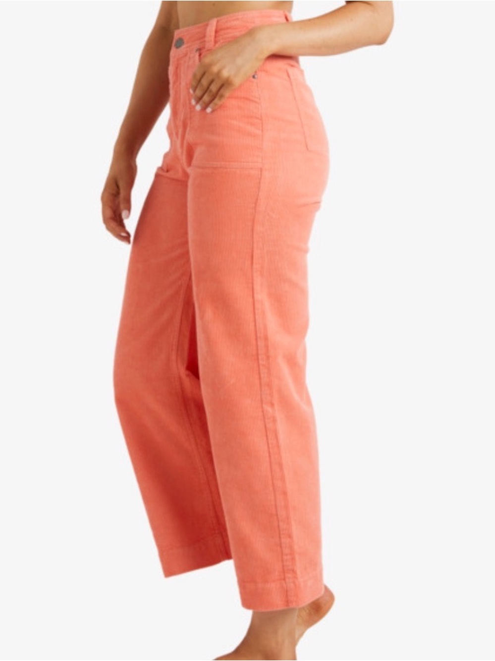 J. Crew Coral Straight-Leg Pants